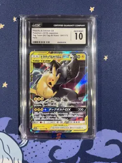 Pikachu & Zekrom GX 041/173 Sm12a: Tag Team GX: Tag All Stars Holo (Japanese) for sale online - Image 1