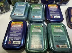 13 EMPTY Pokemon TCG Mini Tin Lot *No Cards Or Coins* - Image 5