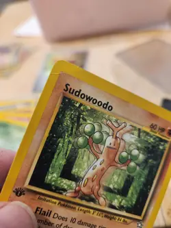 2000 Pokemon Neo Genesis 1st Edition Sudowoodo #77/111 MP! - Image 2