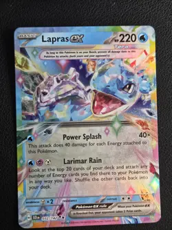 Lapras ex 032/142 Pokemon Stellar Crown Pokemon TCG NM - Image 2
