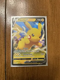 Pokemon TCG SWSH Black Star Promo Pikachu V SWSH061 - Image 1