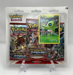 (402829) Pokemon XY Breakthrough Booster Celebi 3-Pack Blister - Factory Sealed - Image 1