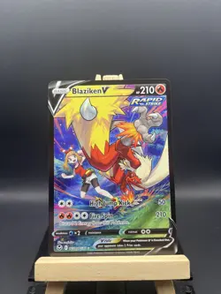 Pokemon TCG Blaziken V TG14/TG30 SWSH Silver Tempest Trainer Gallery NM - Image 1