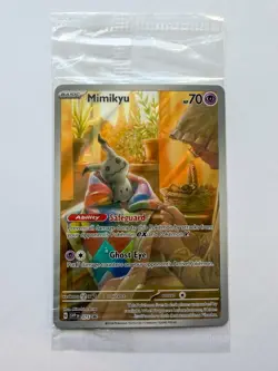 2024 Pokemon Mimikyu SVP075 Promo Paldean Fates Factory Sealed - Image 1