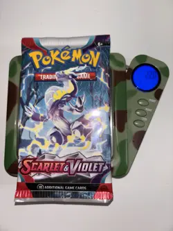 22.0g HEAVY Pokemon TCG: SCARLET and VIOLET Booster Pack New Box Brk Moridon - Image 1