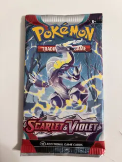 22.0g HEAVY Pokemon TCG: SCARLET and VIOLET Booster Pack New Box Brk Moridon - Image 2
