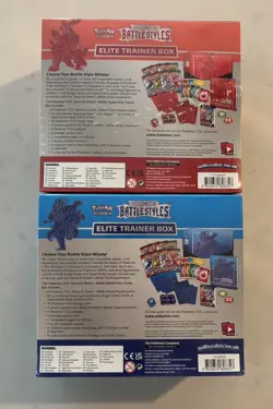 Pokemon TCG Sword & Shield Battle Styles 2 Factory Sealed Elite Trainer Boxes - Image 2