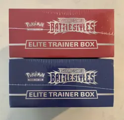 Pokemon TCG Sword & Shield Battle Styles 2 Factory Sealed Elite Trainer Boxes - Image 5