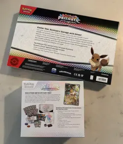 Pokemon Factory Sealed Prismatic Evolutions ETB and Eevee Accessory Pouch New - Image 2