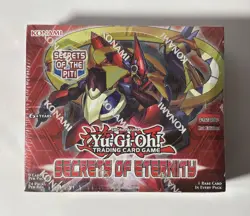 2015 YuGiOh Secrets of Eternity Brand New Factory Sealed 24 Pack Box - Image 1
