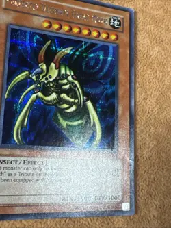 ??YUGIOH PERFECTLY ULTIMATE GREAT MOTH TSC-001 ORIGINAL PRISMATIC SECRET RARE LP - Image 2