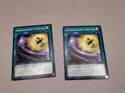 2x Yugioh Gravekeeper's Servant #SRL-EN031 Spell Ruler (25th Anni Edition) NM - Image 1