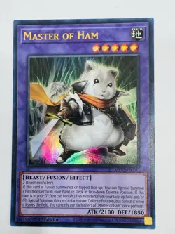 Yu-Gi-Oh! TCG Master of Ham Ultra Rare 1st Edition NM - Image 1