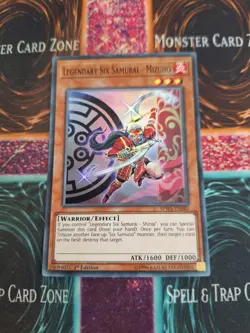 Yu-Gi-Oh! Legendary Six Samurai - Mizuho SPWA-EN045 Super Rare 1st Edition NM - Image 1