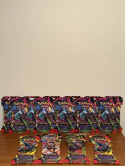 Pokemon Phantasmal Flames Sleeved Booster Pack LOT OF 15 ME02 SEALED (165 Cards) - Image 1