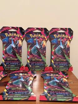 Pokemon Phantasmal Flames Sleeved Booster Pack LOT OF 15 ME02 SEALED (165 Cards) - Image 5