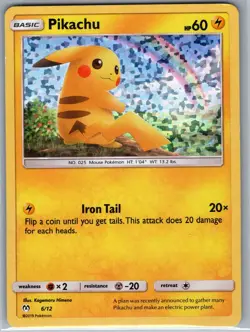 Pikachu - 6/12 Holo McDonald's Promos 2019 - Pokemon Card - LP - Image 1