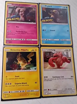 Pokemon Detective Pikachu Lot Of Cards NM - Image 1
