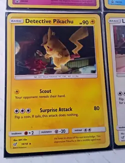 Pokemon Detective Pikachu Lot Of Cards NM - Image 4