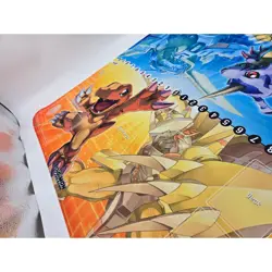 Digimon Card Game 2 Player Huge Playmat - Gabumon Agumon - RARE OFFICIAL - Image 3
