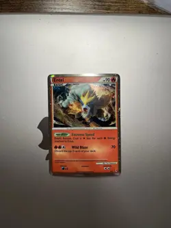 Pokemon Entei TCG Call of Legends SL3 Holo Rare Card MP - Image 1