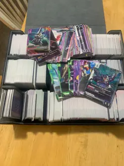 100 Gundam TCG Cards Bulk Lot - Dual Impact [GD02] - C/U/R - 10 GUARENTEED RARES - Image 1