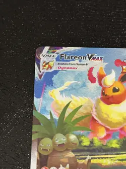 Pokemon TCG Flareon VMAX SWSH180 Sword & Shield Black Star Promo Card - Image 2