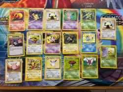 Vintage Pokemon Card Lot WOTC Fire Flareon Jolteon Snorlax Vaporeon - Image 1