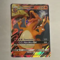 Charizard GX 9/68 Hidden Fates Battle Academy 60 Stamp Pokemon Card MT - Image 1