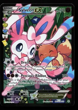 Sylveon EX RC32/RC32 Full Art Generations Radiant Collection Pokemon Card - Image 1