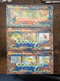 Pokemon Japanese Southern Islands Complete Set of 18 Cards 6 Sets 3 Sealed - Image 1