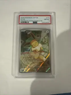 Eevee 173 Sv: Scarlet & Violet Promo Cards Holo PSA 8 - Image 1