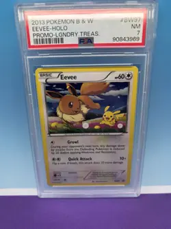 Pokemon Eevee BW97 Holo Promo Card Black White - PSA 7 - Image 2