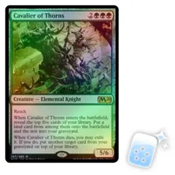 FOIL CAVALIER OF THORNS Core Set 2020 M20 Magic MTG MINT CARD - Image 1