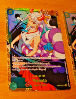 ONE PIECE ENGLISH CARD HOLO GAME CARTE Yamato OP01-121 SEC JCC EN ** - Image 1
