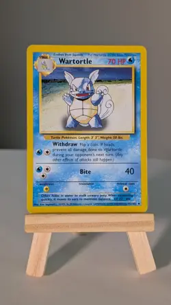 Wartortle 42/102 - 4TH PRINT 1999-2000 - VINTAGE WOTC Pokemon Card - LP - Image 1