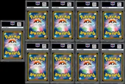 Assorted Lot Of (9) PSA 10 2024 Pokemon SV8A JP Master Ball Reverse Holo Cards - Image 2