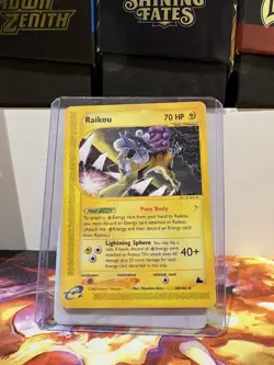 Pokemon TCG Skyridge non Holo Rare Raikou Card H26/H32 2003 Vintages - Image 1