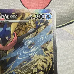 Pokemon TCG Greninja EX 132 Scarlet & Violet Promo Holo Card NM/M Condition - Image 3