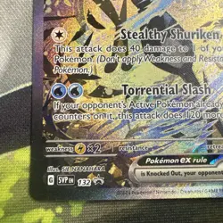 Pokemon TCG Greninja EX 132 Scarlet & Violet Promo Holo Card NM/M Condition - Image 4