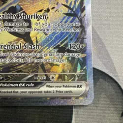 Pokemon TCG Greninja EX 132 Scarlet & Violet Promo Holo Card NM/M Condition - Image 5