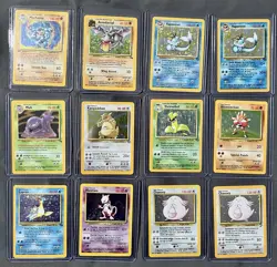 Vintage Pokemon 140+ Card Lot - 12 Holos + 5 Japanese + 8 Pikachu - WOTC - NM - Image 2