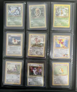 Vintage Pokemon 140+ Card Lot - 12 Holos + 5 Japanese + 8 Pikachu - WOTC - NM - Image 4