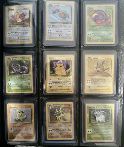 Vintage Pokemon 140+ Card Lot - 12 Holos + 5 Japanese + 8 Pikachu - WOTC - NM - Image 5
