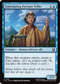 Forecasting Fortune Teller -Foil Near Mint MTG Avatar: The Last Airbender - Image 1