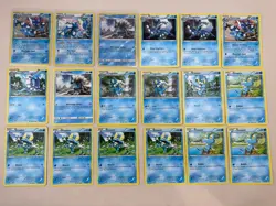 18x Lot Greninja Frogadier Froakie Pokemon Cards Collection Set Deck Building - Image 1