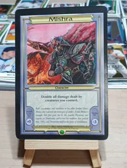 Magic The Gathering-Vanguard Mishra Promo Card-Oversized-Mint-Sharp-🍒🍒👀👀 - Image 1