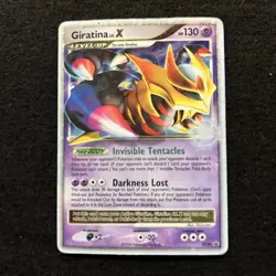 Pokemon GIRATINA Lv.X DP38 (Holo Rare) Diamond Pearl Promo - MP/Mod Play - Image 1