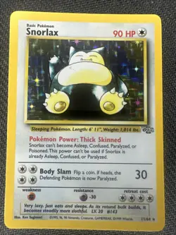 Pokemon Snorlax (11) Unlimited Normal Jungle 🔥LP+🔥 - Image 1