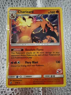 Charizard 3/70 Rare Non Holo Pokemon Card Dragon Majesty LP - Image 1
